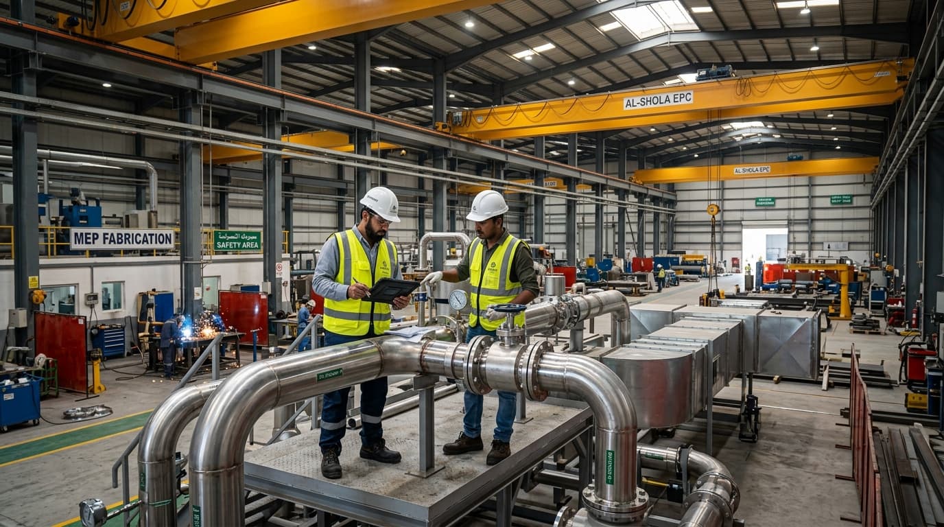 CHIVON High-Tech Industrial MEP Workshop in Abu Dhabi
